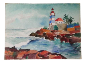 1951 Watercolor of Portugal