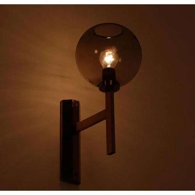 Vintage Swedish Wall Lamp by Holger Johansson, 1970s For Sale - Image 9 of 10