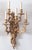 Lights Pair of French Louis XV Style Five-Light Gilt Brass Sconces For Sale - Image 7 of 9