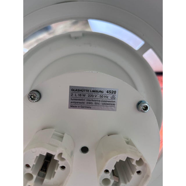 Vintage Space Age Lamp from Glashütte Limburg, 1970s For Sale - Image 11 of 13