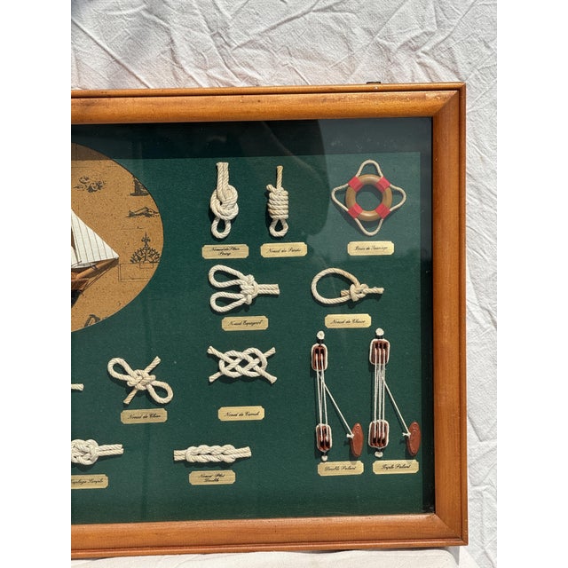 Diorama Frame of Boats and Knots For Sale - Image 17 of 18