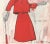 Mid-Century Modern 1958 Mid-Century French Fashion Print-Christian Dior For Sale - Image 3 of 3