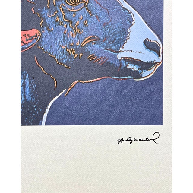 After Andy Warhol, Bighorn Ram, 1980s, Lithograph For Sale - Image 4 of 7