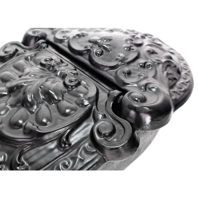 Early 20th Century Cast Iron Coal Box For Sale - Image 6 of 10