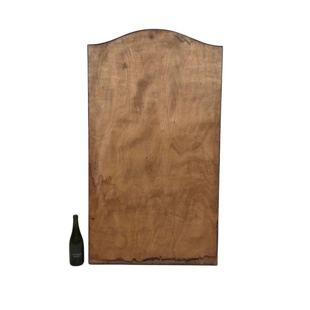 Paul Ferrante Style Modern Textured Frame Floor Mirror With Beveled Glass For Sale In New York - Image 6 of 6