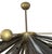 1980s Vintage Italian Murano Glass Sputnik Semi-Flush Mount Chandelier, 1980's. For Sale - Image 5 of 7