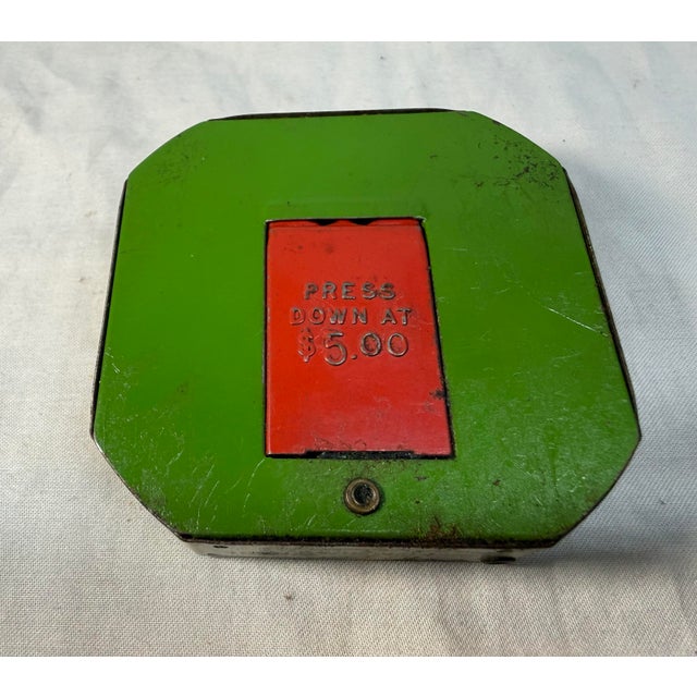 Metal Vintage Original 1956 King's Popeye the Sailor Man Daily Dime Coin Still Bank For Sale - Image 7 of 7