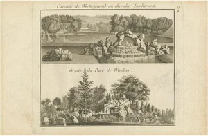 Georg Louis le Rouge, West Wycombe Park and Windsor Park, 1785, Engraving on Paper