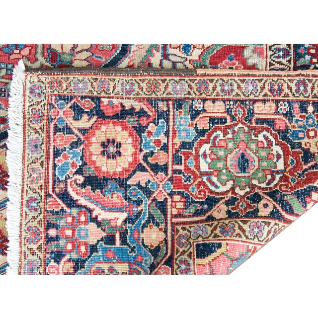 Early 20th Century Persian Heriz Rug For Sale - Image 12 of 16