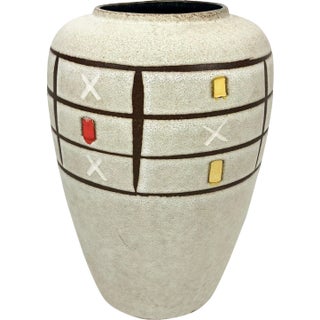 Mid-Century Floor Vase from Scheurich, 1960s For Sale