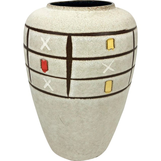Mid-Century Floor Vase from Scheurich, 1960s For Sale