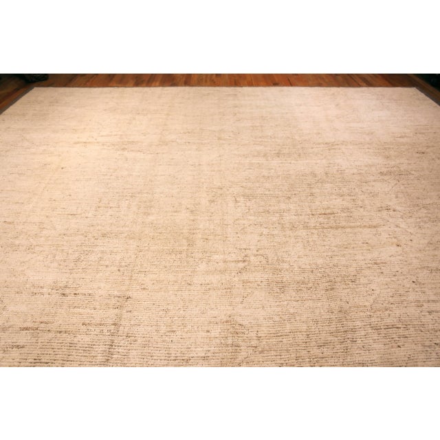 Contemporary Large Modern Minimalist Area Rug For Sale - Image 3 of 5