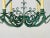 Wrought Iron Industrial Green Painted Chandelier, Circa 1930s For Sale - Image 11 of 11