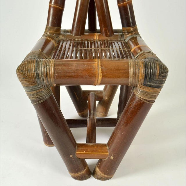 Sculptural Bamboo Chair, 1950s For Sale - Image 6 of 16