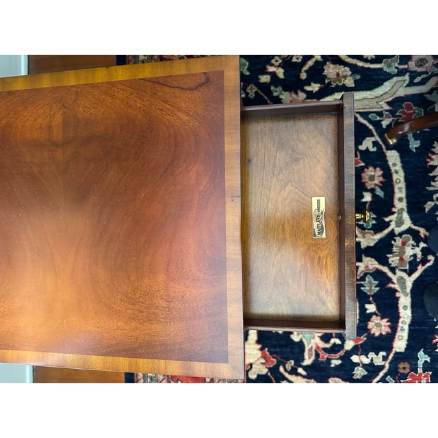 Maitland - Smith 18th Century Maitland - Smith Light Mahogany Occasional Table From George Hepplewhite Collection For Sale - Image 4 of 5