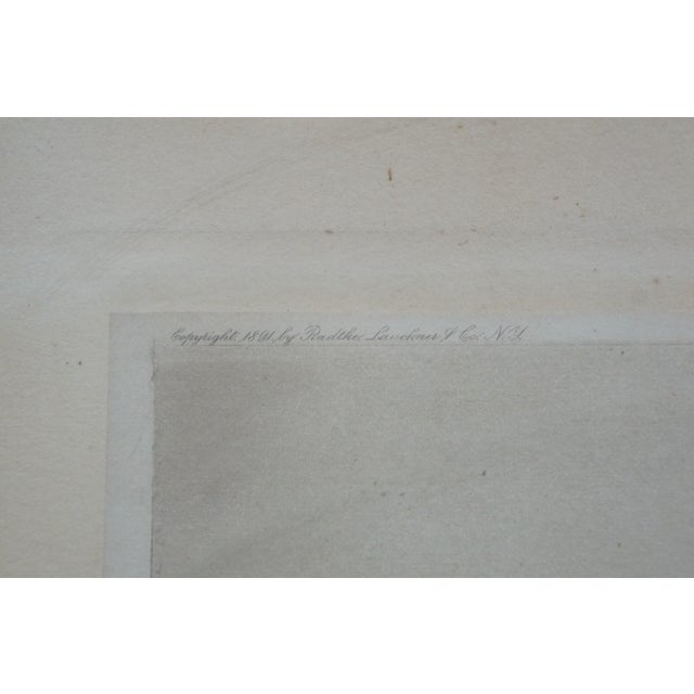 Antique Edward Loyal Field Signed Marsh Brook Cottage Landscape Etching 36" For Sale - Image 9 of 13