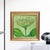 2020s Original Allium Flower Painting in Brushed Gold Frame, Oil on Canvas, 14.5" X 14.5" by Tatiana Duperault For Sale - Image 5 of 5