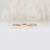 2020s Open Band Ring With Bezel Diamond Accents in Solid 14k Gold | Stackable Band, Size 6.75 For Sale - Image 5 of 9