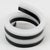 Black and White Multi-Layer Lucite Coiled Bracelet Bangle For Sale In Atlanta - Image 6 of 11