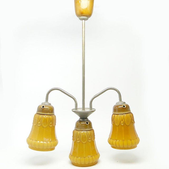 Mid-Century Chandelier from Polam, Germany, 1970s For Sale - Image 6 of 10
