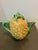 Late 20th Century Bordallo Pinheiro Pineapple Teapot – Portuguese Majolica Earthenware, Yellow & Green Handcrafted Ceramic For Sale - Image 6 of 14