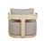 Eclipse Outdoor Solid Teak Wood Chair Natural Look - Gray Fabric For Sale - Image 11 of 12