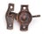 Early 20th Century Victorian Copper Washed Cast Iron Window Sash Lock For Sale - Image 5 of 6