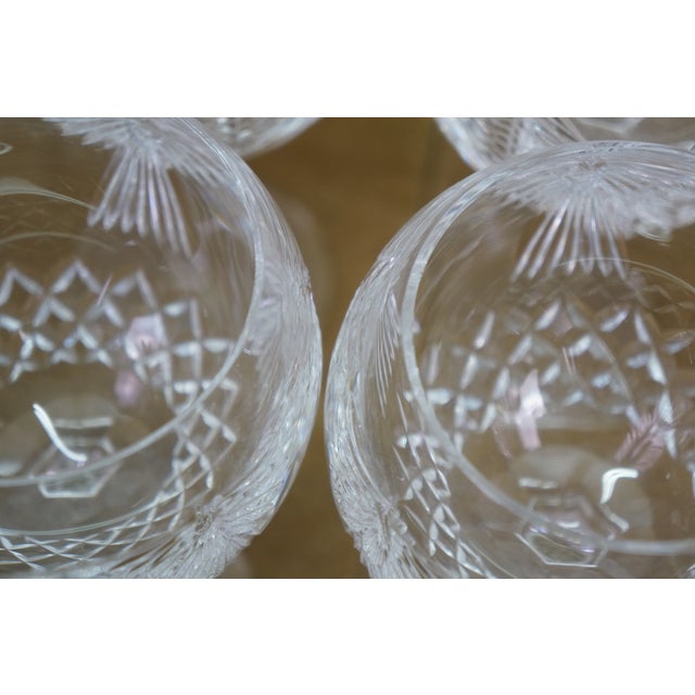 Late 20th Century 6 Waterford Crystal Millennium Series Balloon Toasting Wine Goblets Glasses 8" For Sale - Image 10 of 17