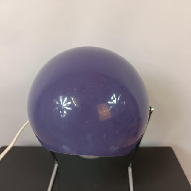 Purple Eyeball Table Lamp from Anvia, 1970s For Sale - Image 8 of 10
