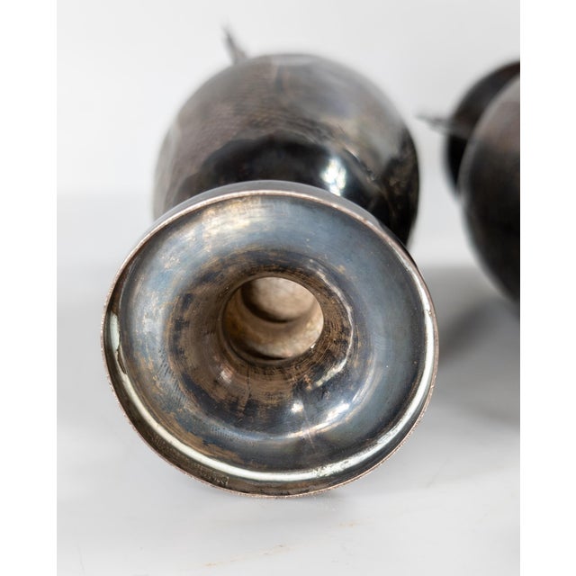 20th Century Pair of Chinese Silver Presentation Vases With Inscriptions, Republic Period For Sale - Image 11 of 13