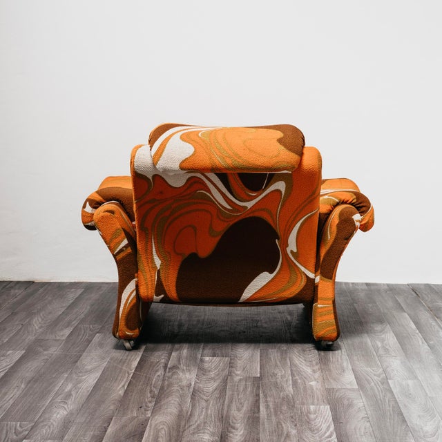 1970s Armchairs Mod Ionica by Guarnacci Padovano Vagnoni, 1970s, Set of 2 For Sale - Image 5 of 12