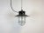 Small Industrial Factory Ceiling Lamp, 1960s For Sale - Image 10 of 10