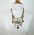 Vintage Scarab Bib Chain Link Egyptian Style Necklace, c.1980 For Sale - Image 11 of 11