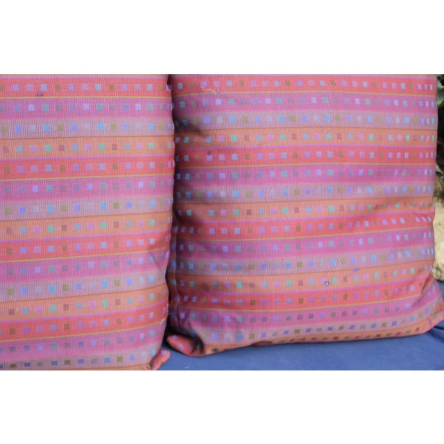 Contemporary 1980s Down Filled Pillows - a Pair For Sale - Image 3 of 6