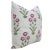 Mediterranean Floral Linen Block Print Pillows For Sale - Image 3 of 3