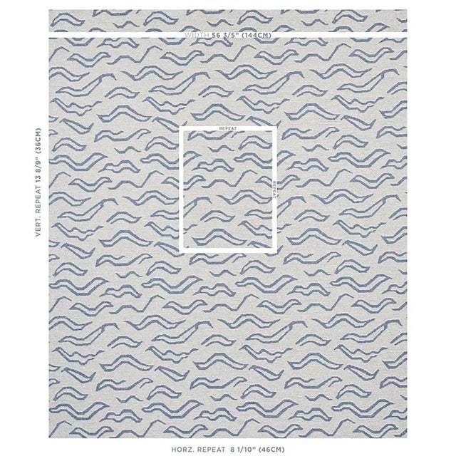 An abstract take on a Tibetan tiger pattern, Kata is a fabulous, upholstery weight, flat weave fabric with a little...