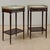 Early 20th Century Pair of Antique French Louis XVI Mahogany End Tables With Carrara Marble Tops For Sale - Image 5 of 18