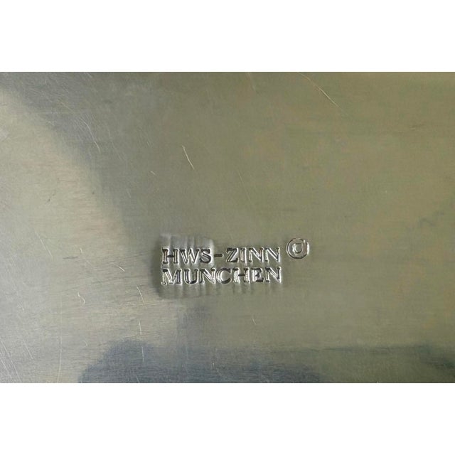 Contemporary Mid-Century Vintage Nickel Plated German Golfers Trinket Box For Sale - Image 3 of 11