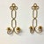 These are a gorgeous pair of 1970s Hollywood Regency French style wall candle holder scones. Each sconce has 2 arms that...