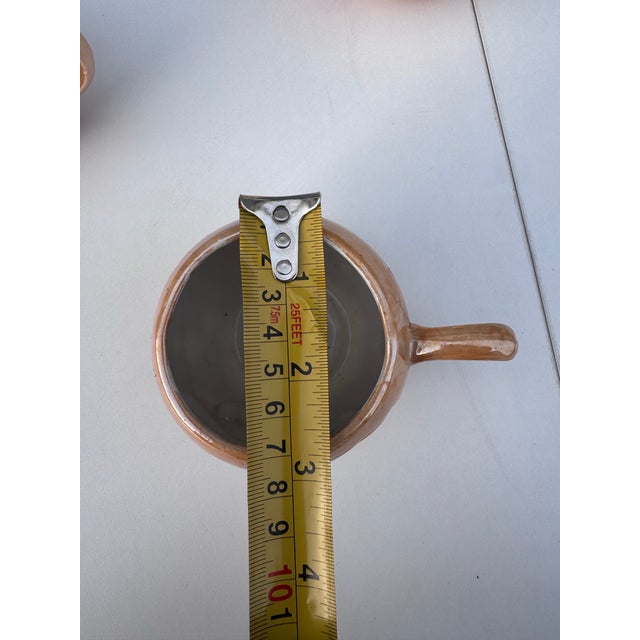 Vintage Anthropomorphic Man in the Moon Porcelain Mugs – Set of 4 Lusterware Figural Cups, Made in Japan (1920s–1930s) Pre-War Novelty Drinkware For Sale - Image 9 of 12