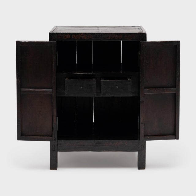 Mid 19th Century Chinese Gilt Bird-and-Flower Cabinet, C. 1850 For Sale - Image 5 of 6