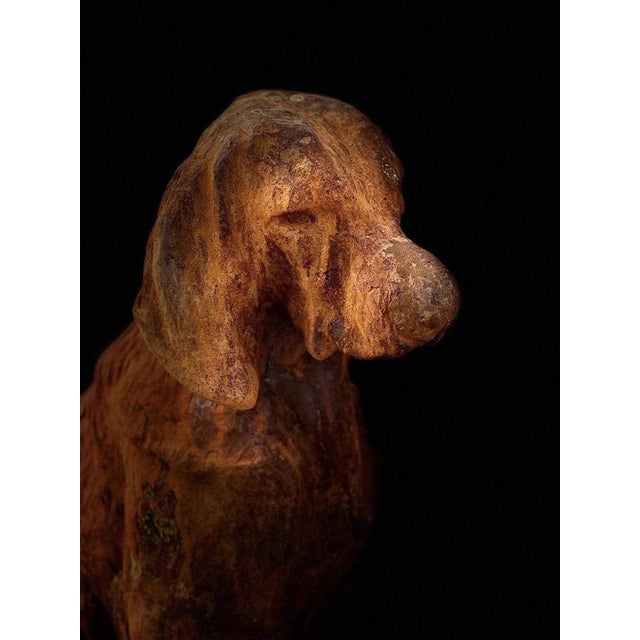 2000 - 2009 Monumental Cast Iron Hunting Hounds After Henri Alfred Jacquemart, Set of 2 For Sale - Image 5 of 15