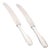 Lunch Knives in Sterling Silver and Stainless Steel by Evald Nielsen, 1930s, Set of 2 For Sale