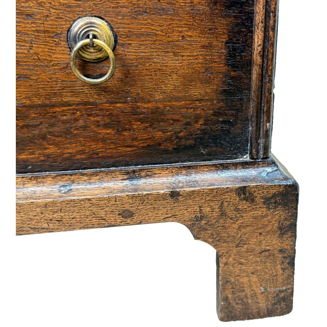 18th Century Oak Bedside Chest Close Stool, 1720 For Sale - Image 9 of 11