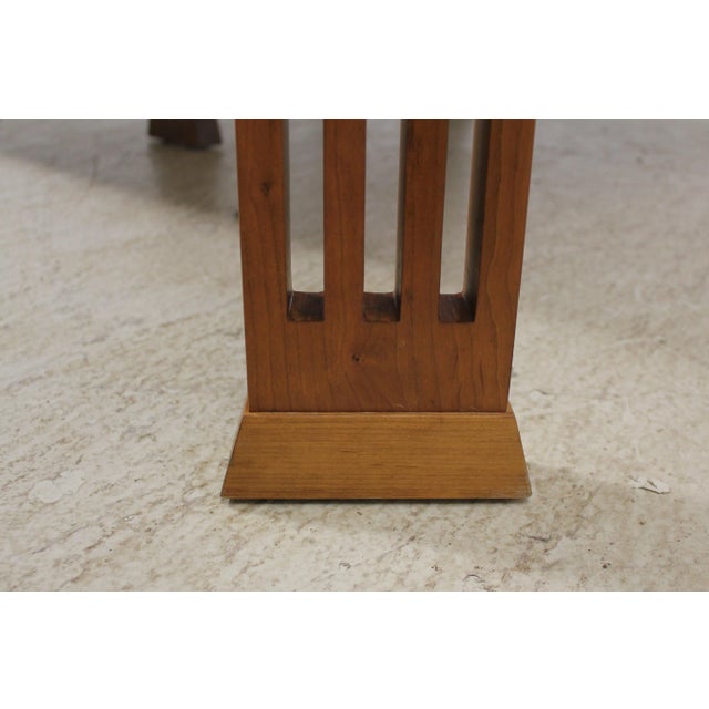 Stickley Large Square 2 Part Dining Room Table For Sale - Image 9 of 13