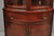 Vintage Morganton Duncan Phyfe Mahogany Bow Front Corner China Cabinet Curio For Sale - Image 4 of 17