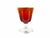 Mid 20th Century Venetian Ruby Red Glass With Gold Trim and Motif Decanter and Wine Glasses- Set of 7 For Sale - Image 10 of 11
