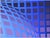 Abstract Late 20th Century Vega Kela Geometric Abstract Blue Screenprint With Embossing Victor Vasarely For Sale - Image 3 of 6