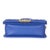 2010s Blue Lambskin Chevron Quilted Small Boy Bag For Sale - Image 5 of 9