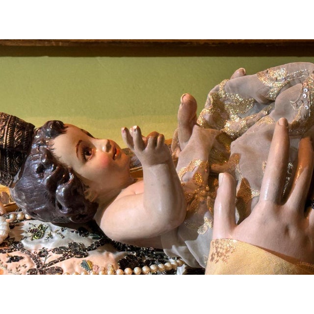 Silver Our Lady of El Rocío Dressed in Robes For Sale - Image 8 of 10